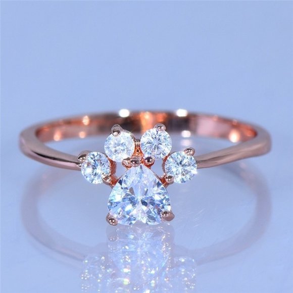 Adeser Jewelry - princess rose gold ring